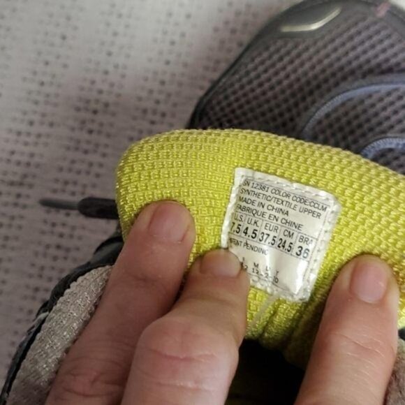 Skechers Shape-Ups Silver/Green Sz. 7.5 Athletic Sneakers - Picture 8 of 9